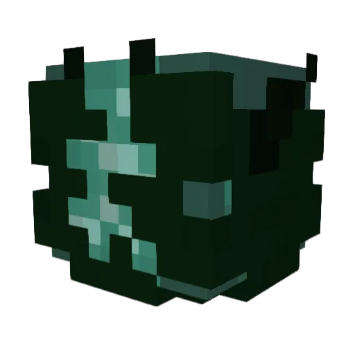 ParadoxicEntity Minecraft avatar head, 3D render
