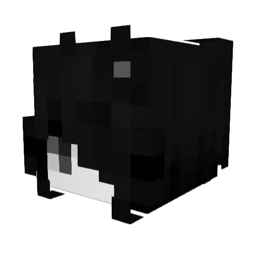 Paradoxily Minecraft avatar head, 3D render