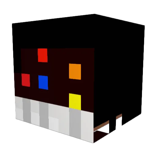 ParagonAbility Minecraft avatar head, 3D render