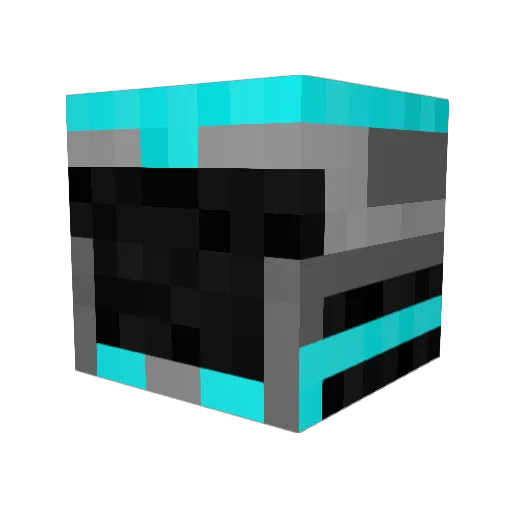 ParagonWZ Minecraft avatar head, 3D render