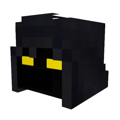Paragranum Minecraft avatar head, 3D render