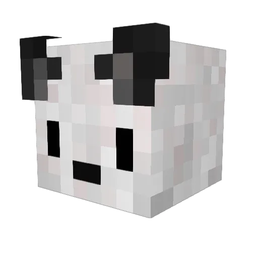 Parameter_ Minecraft avatar head, 3D render