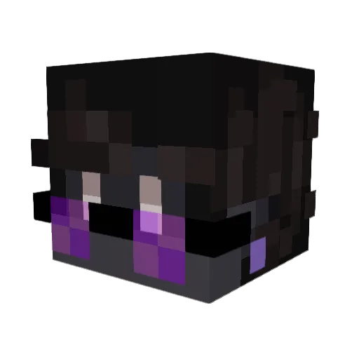 Paran0x_N1k Minecraft avatar head, 3D render