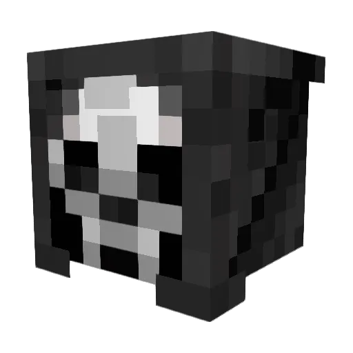 ParanoicNoise25 Minecraft avatar head, 3D render