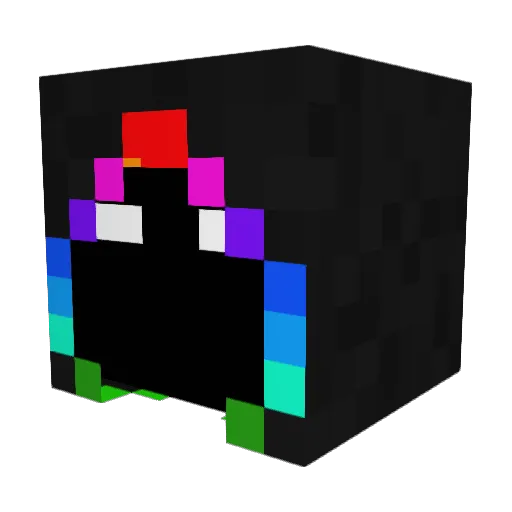 ParanormalALT Minecraft avatar head, 3D render