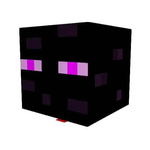 Parascho Minecraft avatar head, 3D render