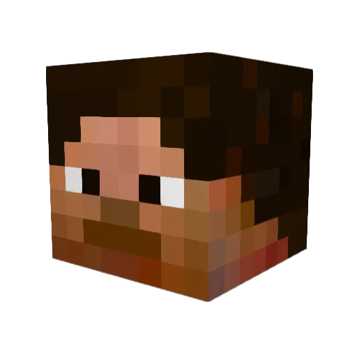 Parasite_Storm Minecraft avatar head, 3D render