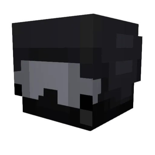 Parasyclops Minecraft avatar head, 3D render
