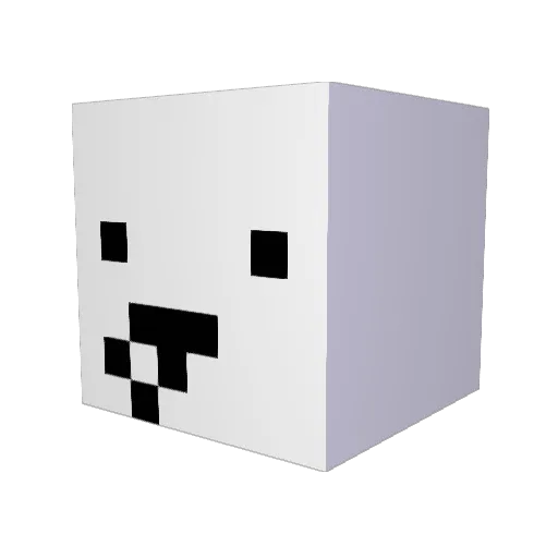 Parateis_ Minecraft avatar head, 3D render