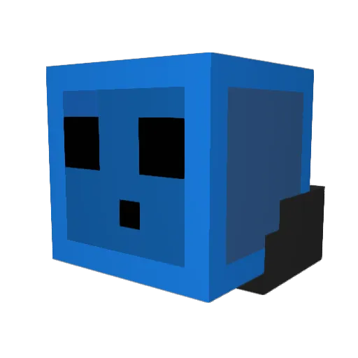 Parav_ Minecraft avatar head, 3D render