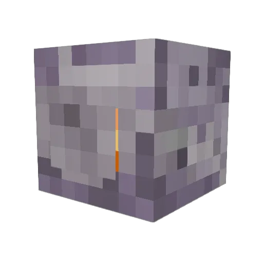 Pareidolia_ghost Minecraft avatar head, 3D render