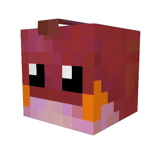ParexTv Minecraft avatar head, 3D render