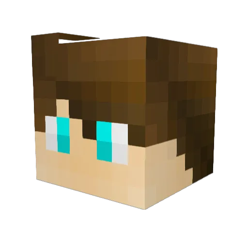 ParhamTH Minecraft avatar head, 3D render