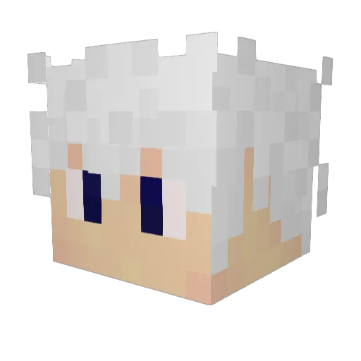 ParistonHill Minecraft avatar head, 3D render