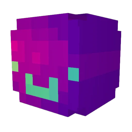 ParisxV Minecraft avatar head, 3D render