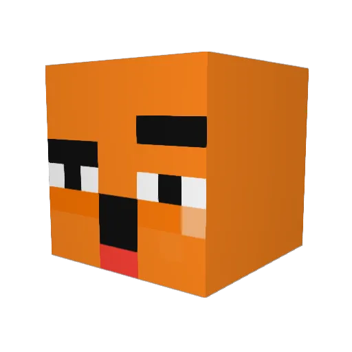 ParkSae_Roin Minecraft avatar head, 3D render