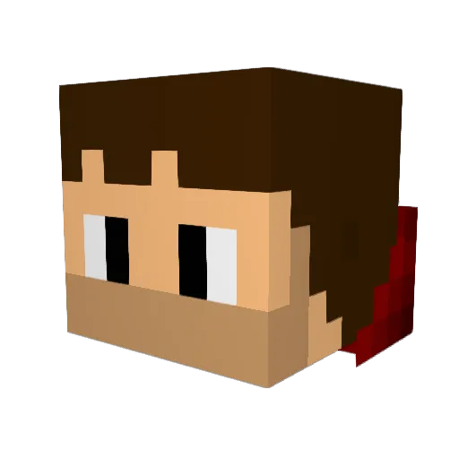 Park_and_Ride Minecraft avatar head, 3D render