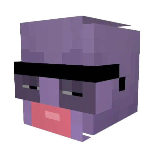 Park_sss Minecraft avatar head, 3D render