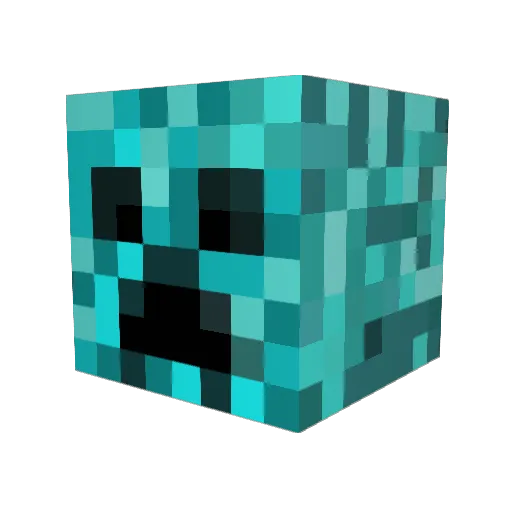 Parkcreeper8 Minecraft avatar head, 3D render