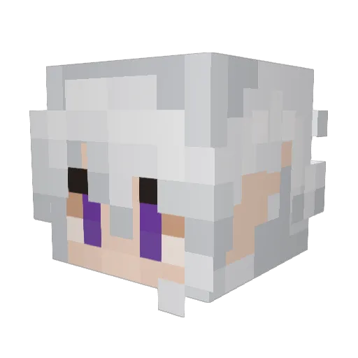 ParkerEXP Minecraft avatar head, 3D render