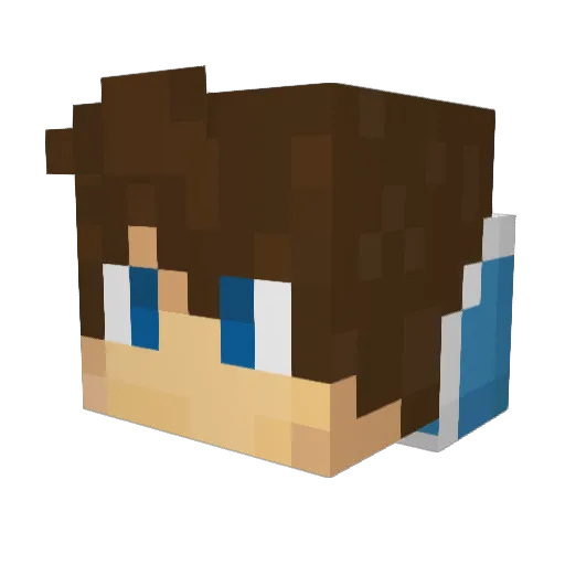 ParkerPower0405 Minecraft avatar head, 3D render
