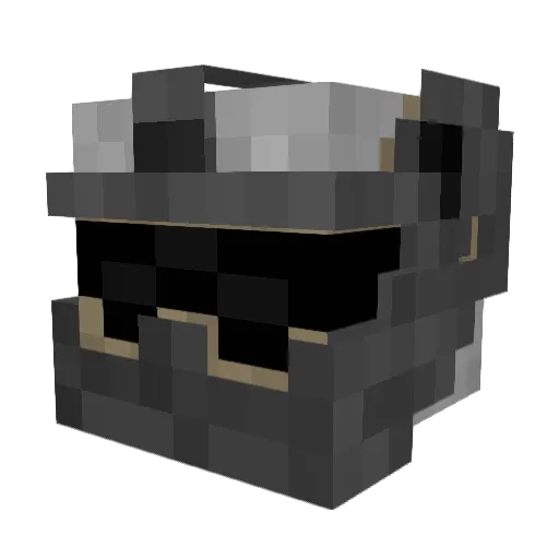 Parkerdixx Minecraft avatar head, 3D render