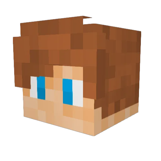 ParkieGG Minecraft avatar head, 3D render