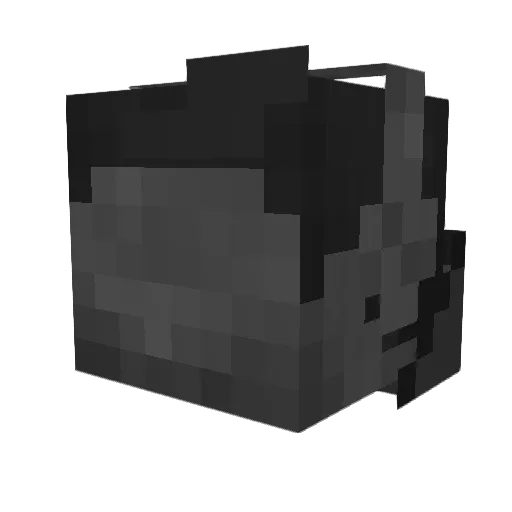 ParkourMaster Minecraft avatar head, 3D render