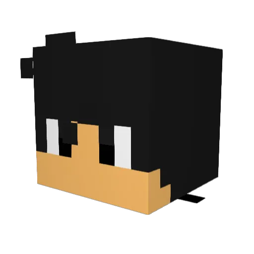 ParolyIsGOAT Minecraft avatar head, 3D render