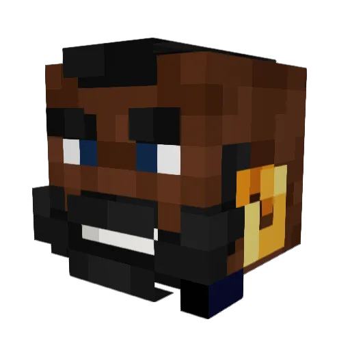 Paroni21 Minecraft avatar head, 3D render