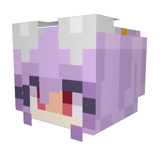 Parralell_Omega Minecraft avatar head, 3D render