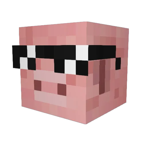 Parrilla98 Minecraft avatar head, 3D render