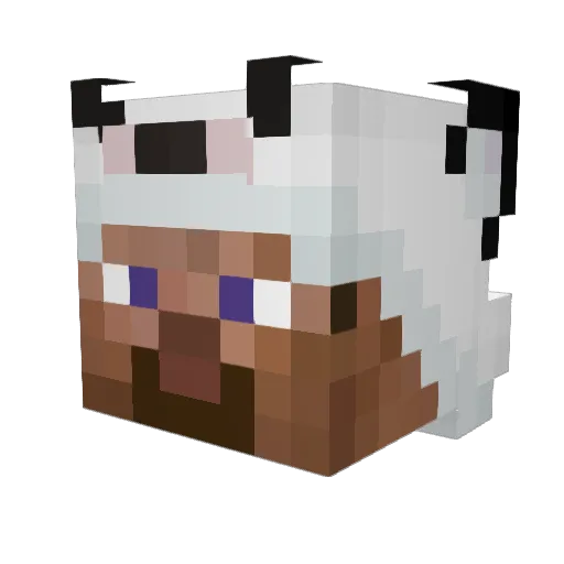 ParrotLarp2 Minecraft avatar head, 3D render