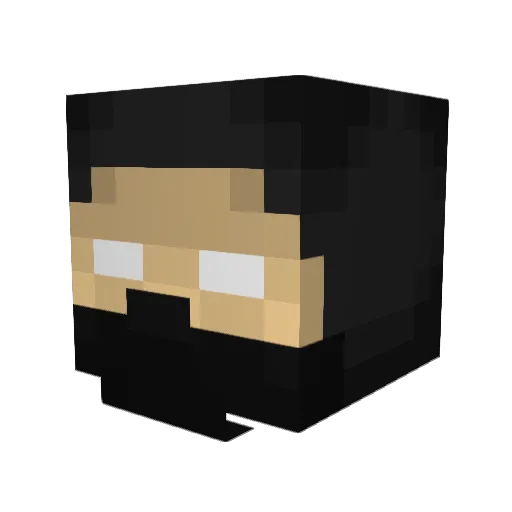 Parso_97 Minecraft avatar head, 3D render