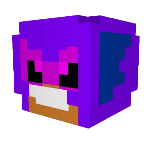 Parta228 Minecraft avatar head, 3D render