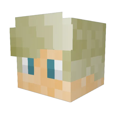 PartyBeastj Minecraft avatar head, 3D render