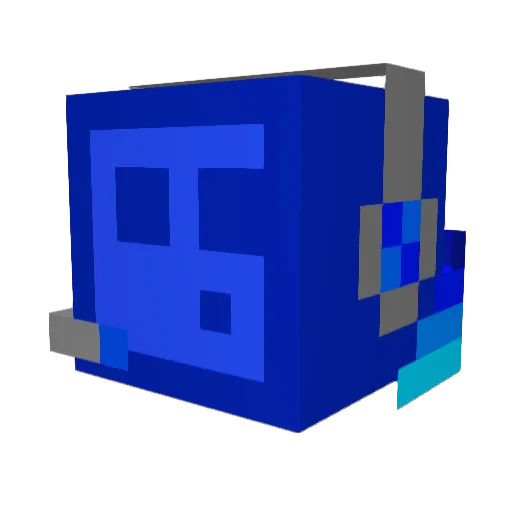 PartyKing99 Minecraft avatar head, 3D render