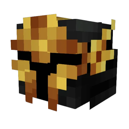 PartyLion1 Minecraft avatar head, 3D render
