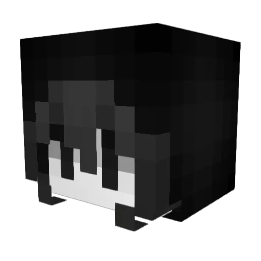 PartyMaus7 Minecraft avatar head, 3D render