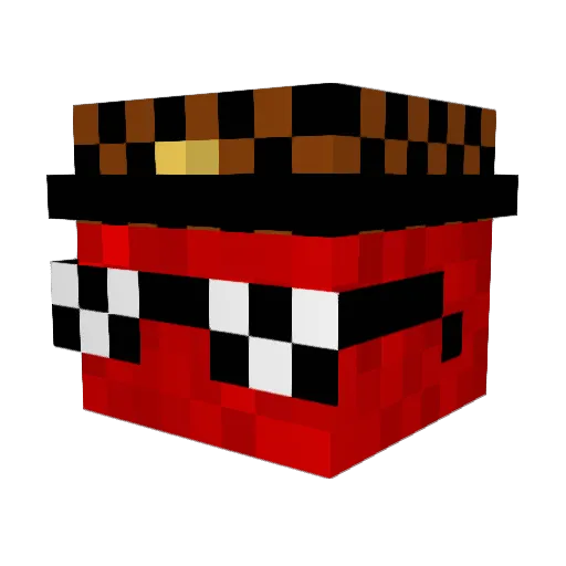 PartyPower999 Minecraft avatar head, 3D render