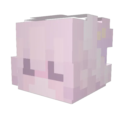 PartyTimezzz Minecraft avatar head, 3D render