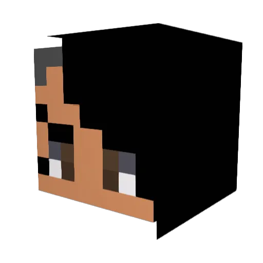 Paruic Minecraft avatar head, 3D render