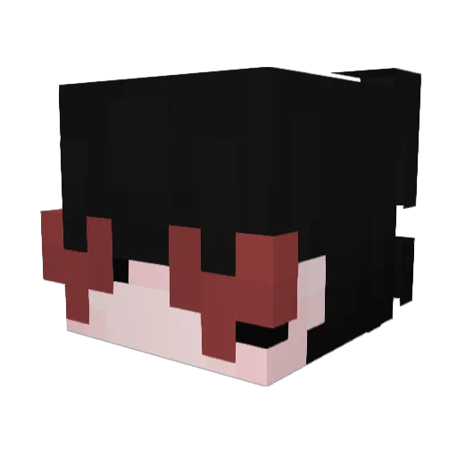 Parxnoid Minecraft avatar head, 3D render
