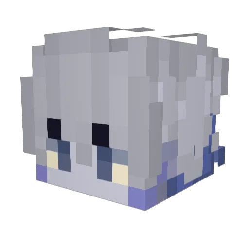 ParzivaI80 Minecraft avatar head, 3D render