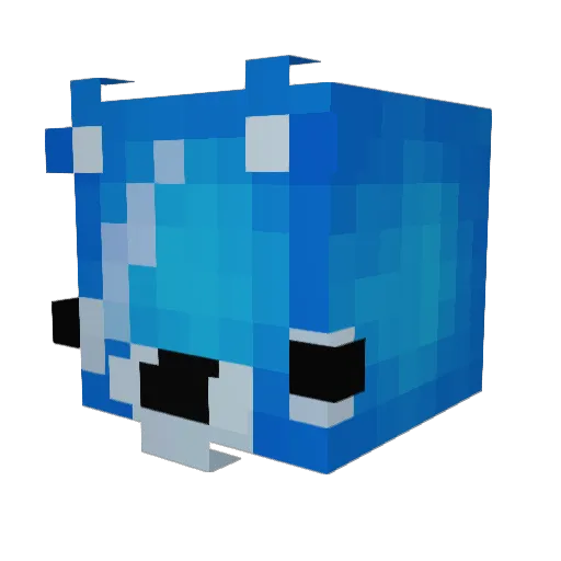 PasPaaGabet Minecraft avatar head, 3D render