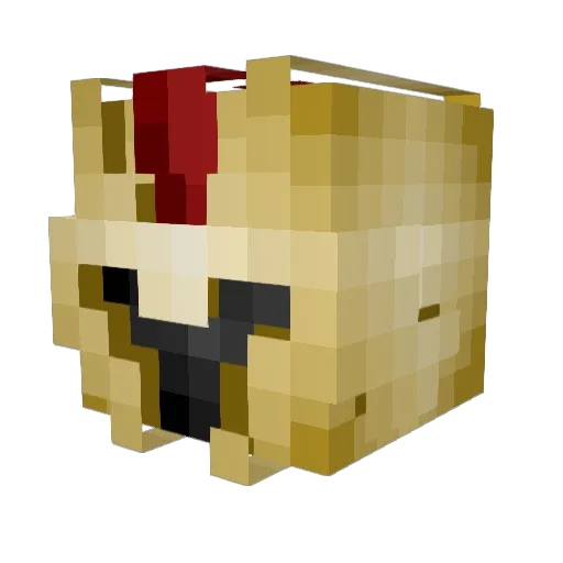 PasUnBotPromis Minecraft avatar head, 3D render