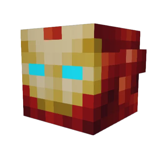 Pascal2223 Minecraft avatar head, 3D render
