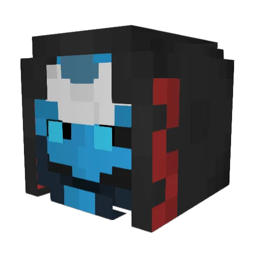 Pascal2292 Minecraft avatar head, 3D render