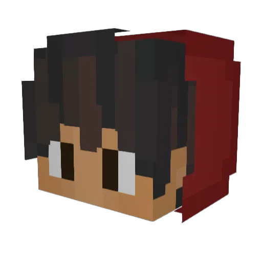Pascalpex Minecraft avatar head, 3D render