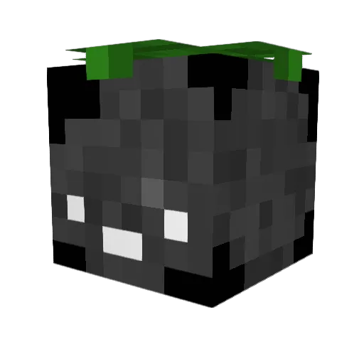 PasdeSanglier Minecraft avatar head, 3D render